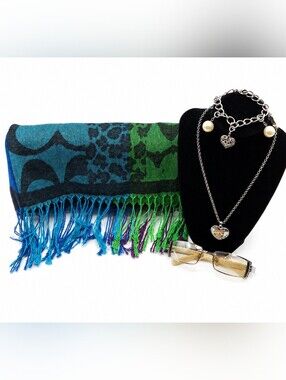 Lot of Accessories Pashmina Scarf Calvin Klein Sunglasses Unbranded Jewelry